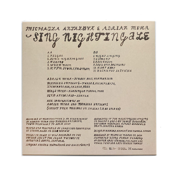 Sing Nightingale (LP)