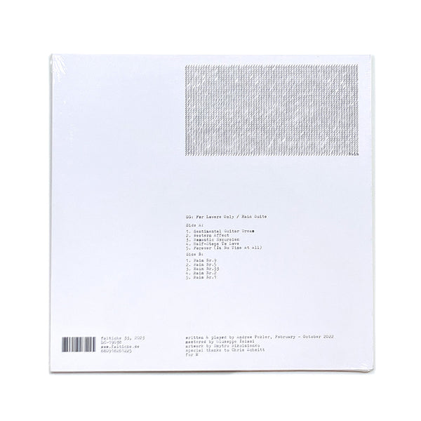 For Lovers Only / Rain Suite (LP)