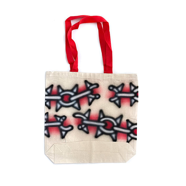 Chain Tote Bag Red