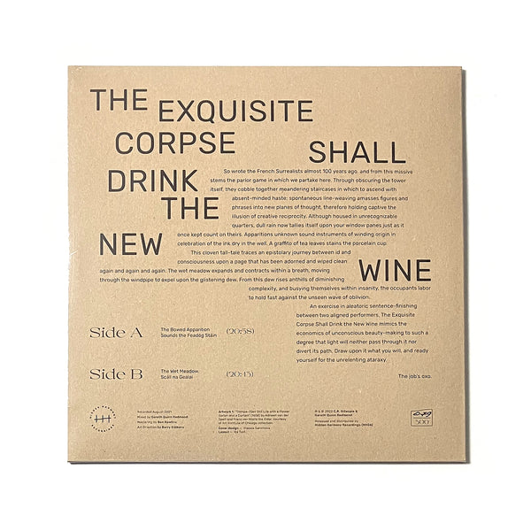 The Exquisite Corpse Shall Drink the New Wine