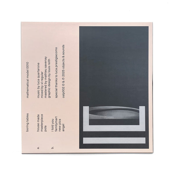 mathematical model 0010 (LP + poster)