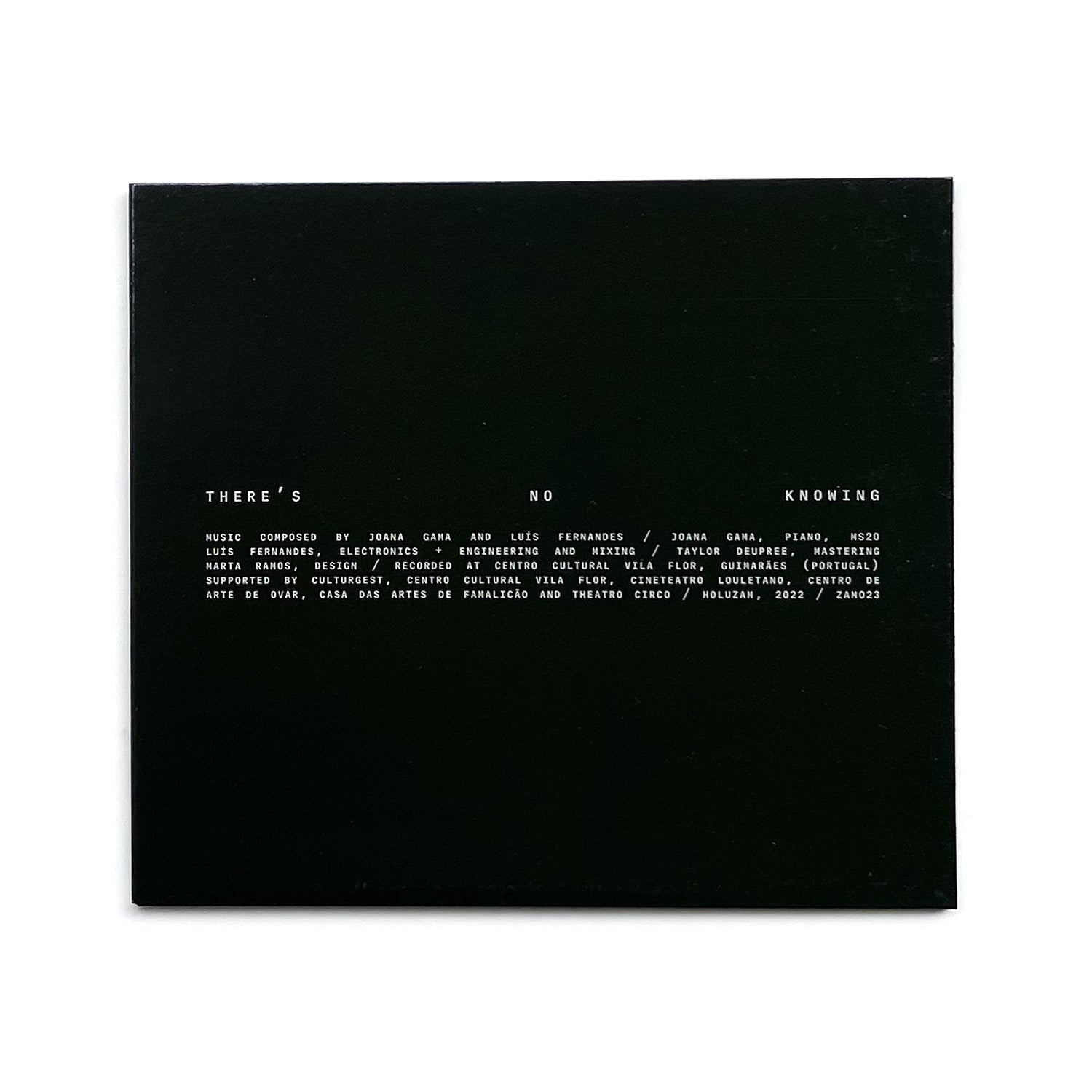 There's no knowing (CD)