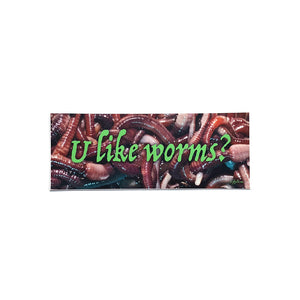 U Like Worms? Bumper Sticker