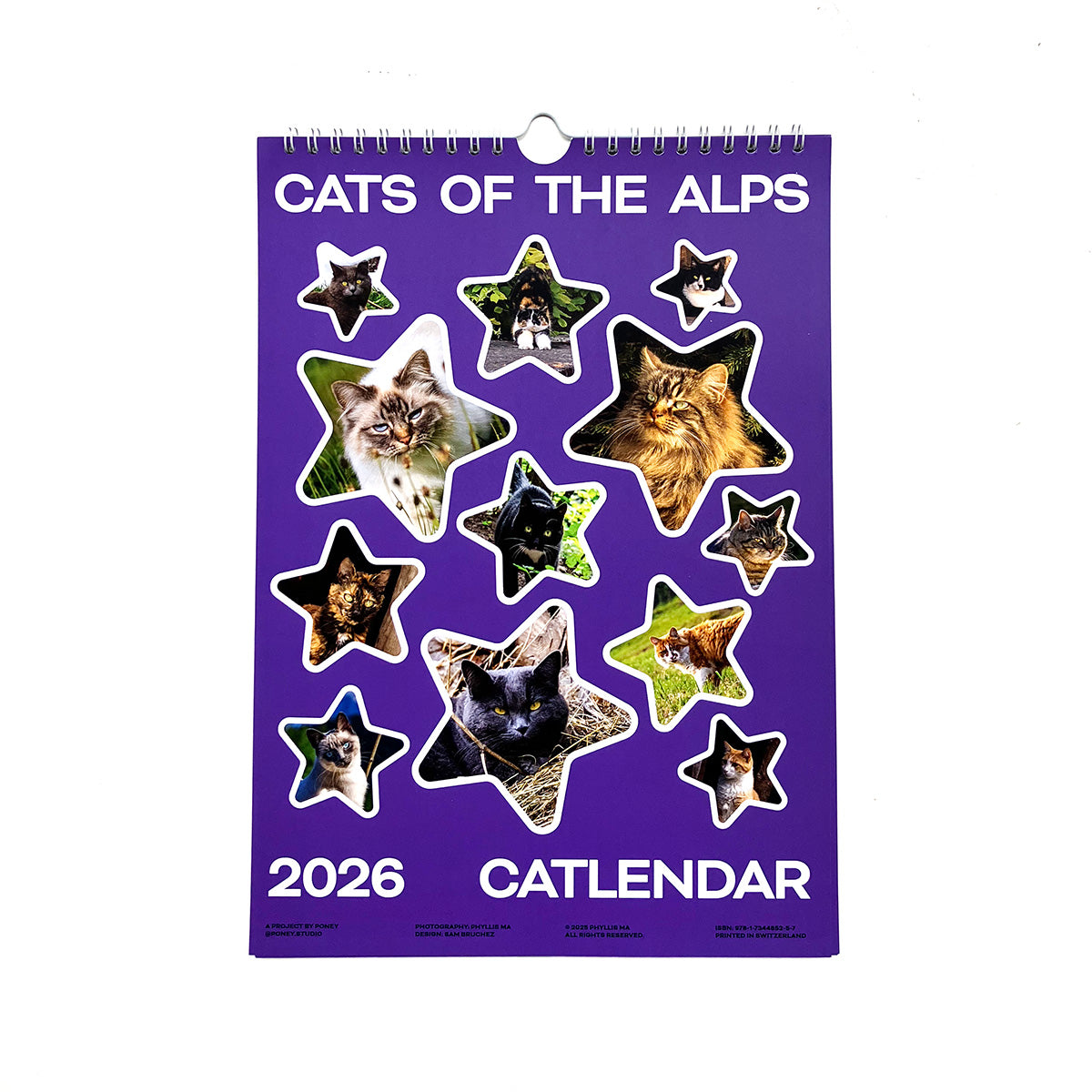Cats of the Alps: 2026 Catlendar