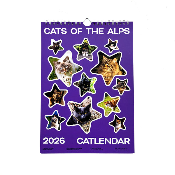 Cats of the Alps: 2026 Catlendar