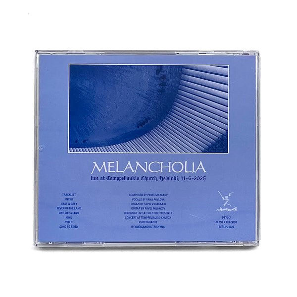 MELANCHOLIA live at Temppeliaukio Church, Helsinki (CD)