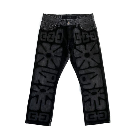 Stack Jeans 02 (Black Denim Pants)