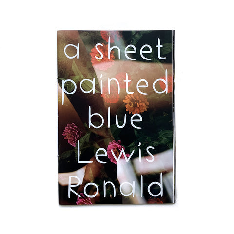 A sheet painted blue
